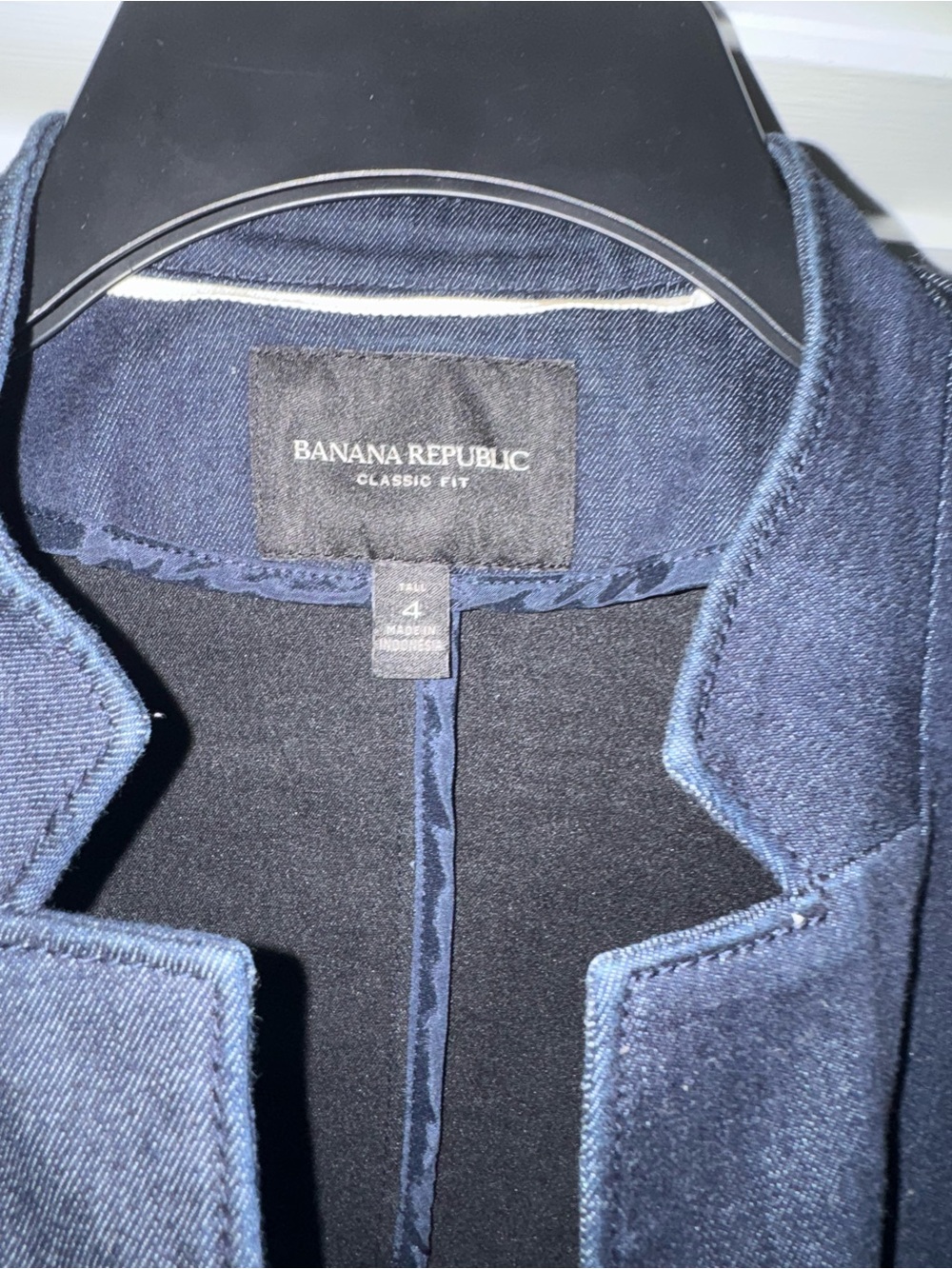 Banana Republic Dark Navy Blazer Jacket - Picture 4 of 8